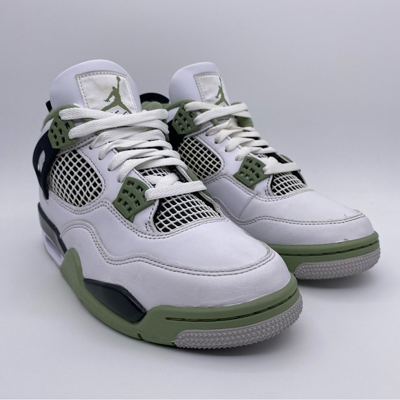 Nike Jordan 4 Retro Seafoam Women's Sneakers Shoes    -    Size:  7.5 - Picture 6 of 14